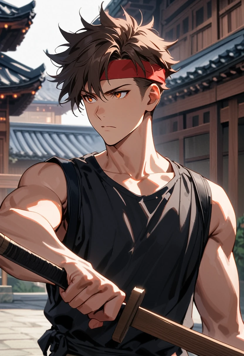 boy,without shirt,ready to fight,fire,war background,8k,masterpiece,ultrasharp,perfect face,shonen
