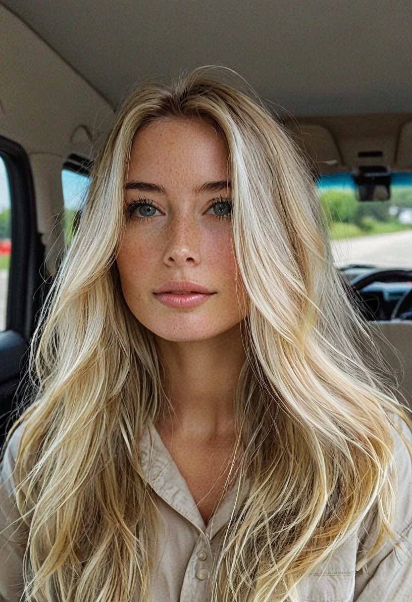Special delivery 🚚, blonde long hair