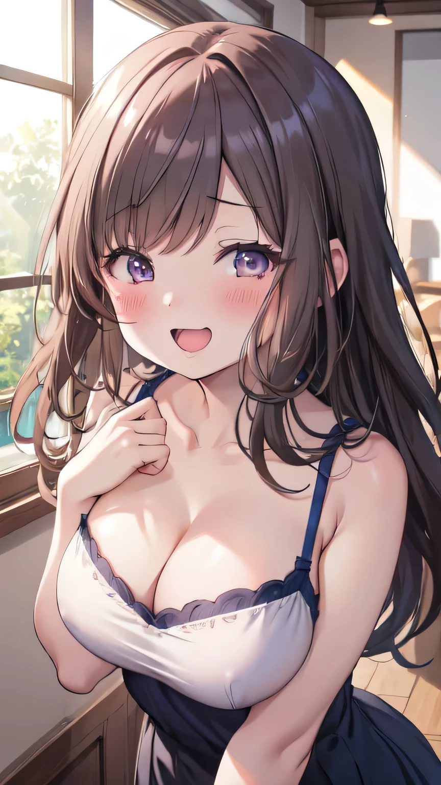 Very detailed、(8k, RAW Photos, highest quality, masterpiece:1.2), (Very detailed 8k wallpaper),shape、Professional Lighting,Sharp focus, Written boundary depth、
Browsing Caution、Clear Eyes、Perfect Anatomy、With a girl、、camisole、Micro Mini Skirt、、(blush:1.5),Open Mouth、Emphasize cleavage,、,、imminent kiss,Plump thighs、From above、、