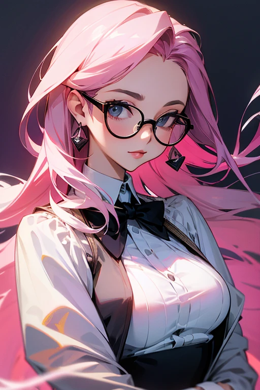 Beauty、designer、Baisley Shirt、Glasses、Beauty、Medium breast、Stylish、