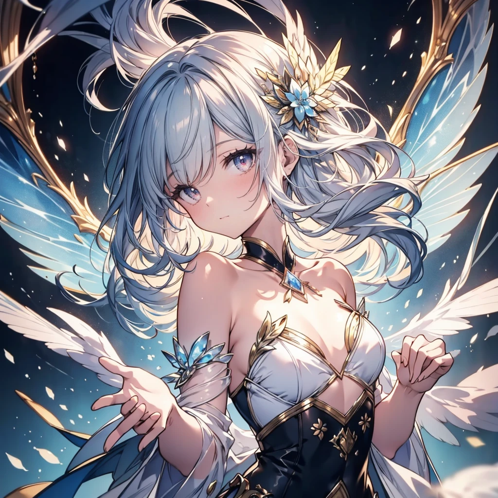 (Exquisite, beautiful, Very detailed, masterpiece, High resolution,high quality,High resolution),(Well-formed face,Soft and thin lines: 1.2, beautiful, Delicate and vivid illustrations with a mature and clear feel) ,He floats in the air, controlling the flames and fire from the rings on his hands.,A delicate and beautiful adult fairy princess with transparent, black wings growing from her back.,Dark Night,inflammation,sparks,From a little distance,She&#39;s wearing a tiara, earrings, necklace and bracelets.,), ((Red, white and black ball gown dress with inflammation motif:1.1, Balloon sleeves, Jewels, ribbons, lace and frills, Fairy wings from the back:1.5)), (Long fingers,Pale pink blush, Plump pink lips,Beautiful and clear eyes,Large Bust, Fair skin, Black knee-highs,Good style),pastel colour, Fantasy,Whole body,flare up
