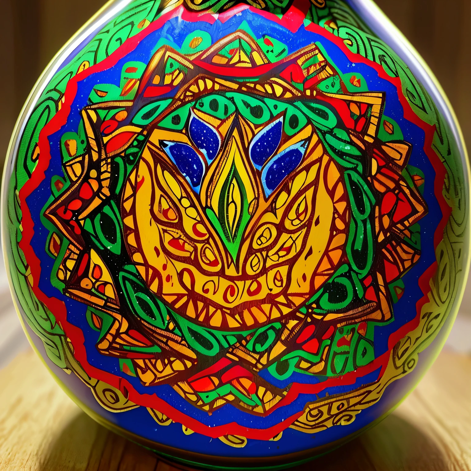 (masterpiece, best quality, ultra high res, exquisitely detailed, vibrant colors, Huichol theme, tequila bottle),

A botella de tequila de alta calidad, decorada con temas culturales Huichol, allegorical details of the whistled agave plant in its work.

(masterpiece, best quality, ultra-detailed, 4K resolution, Huichol theme, tequila bottle, intricately decorated),

This beautiful tequila bottle is a masterpiece of Huichol culture, adorned with symbolic images of the agave plant in exquisite detail.