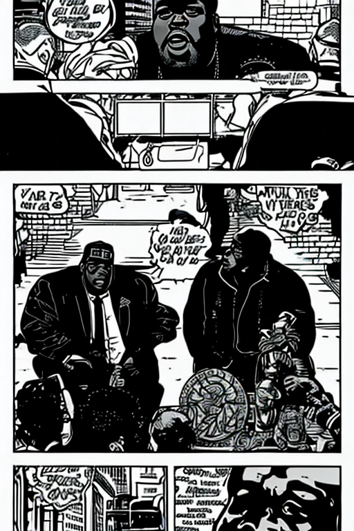 los raperos de nueva york y los angueles. thupac y notorious big,