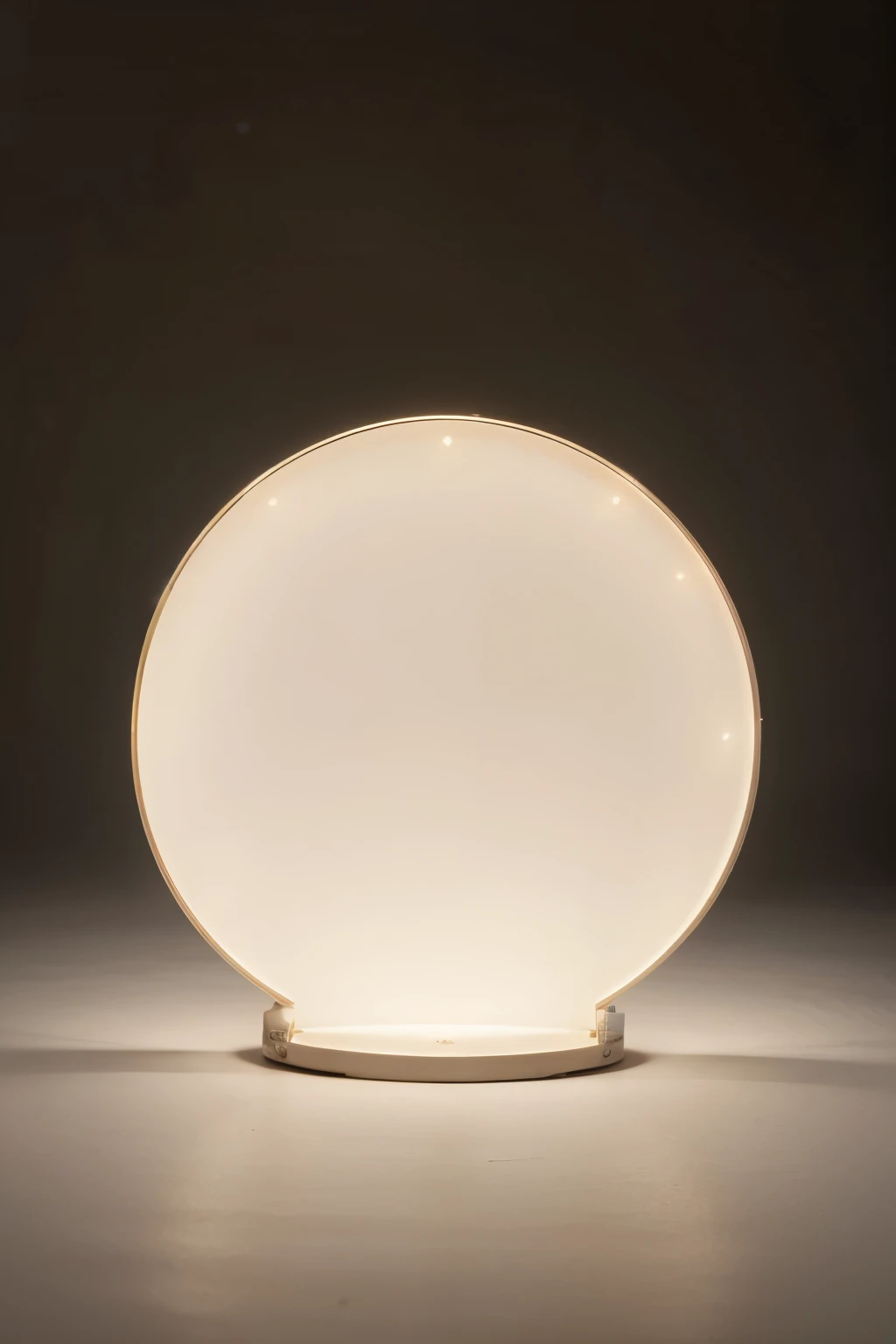 Minimalist illuminated HD high resolution background WITH CIRCULAR PODIUM BASE to promote products ((mejor calidad)), ((Obra maestra)), (detallado), cara perfecta