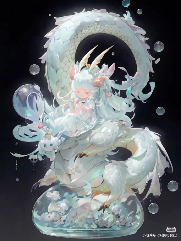 These 2 pictures can be said to be carefully selected. The overall effect is very good because the picture is richer: its details are not so perfect. Supplement: cute resin Chinese dragon girl, full body, fantasy creature, super cute, in the style of dreamlike fantasy creatures, in the style of fairycore, meticulous design, transparent metal texture.PVC,fine luster,clouds,nature elements, plush doll art, fuyukomatsui, ren hang. yanjun cheng, manticore, unicorncore, 3drender, 3d mod el, ue5 , ultra detail. -ar 3:4 --niji 5