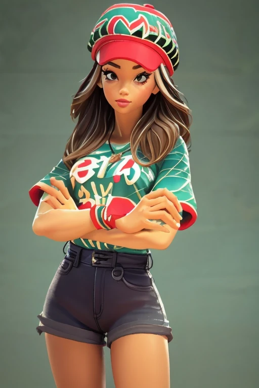 1 girl, standing pose,