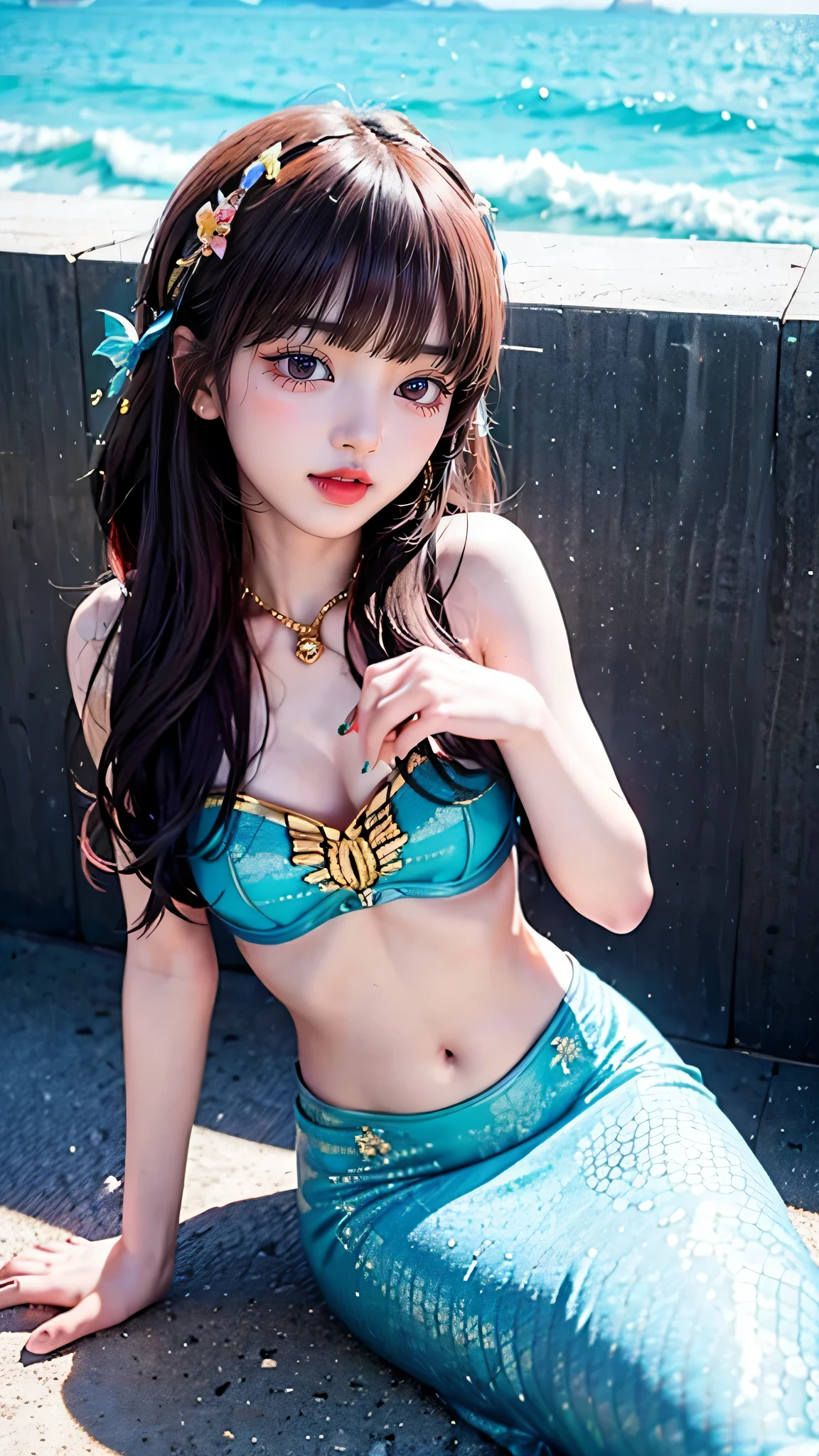 Beautiful Lisa blackpink AS MERMAID 