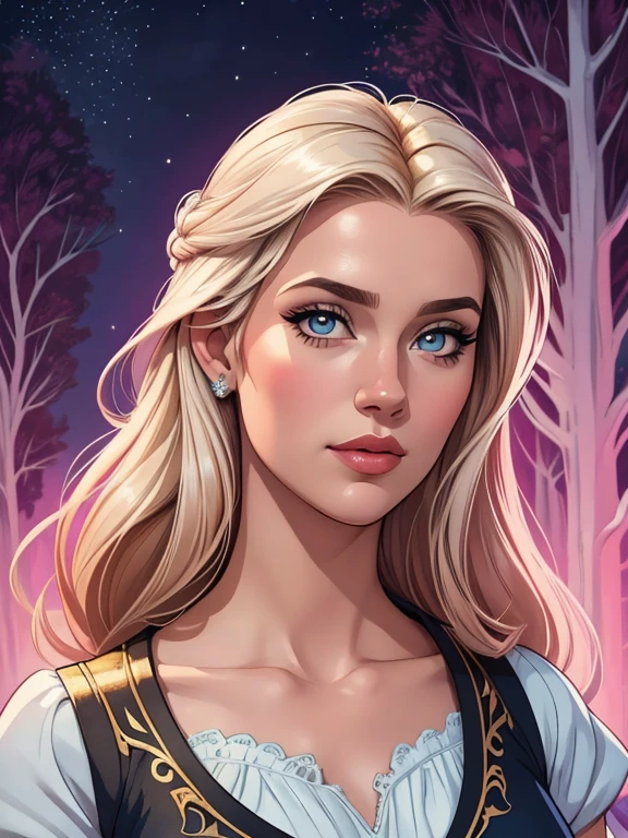 Personagem mulher Rainha Anna de Arendelle com marcas de guerras Imagem de desenho animado de uma mulher .Ilustra??o estilo desenho animado, estilo de arte dos desenhos animados, estilo de arte dos desenhos animados, estilo de illustration digital, design de personagens altamente detalhado, arte digital detalhada coragem, Forest fan art, Design de personagens de retrato, linda illustration digital, retrato de alta qualidade, Arte em quadrinhos, mulher jovem cabelo com transas lindas . Queen Anna of ArendelleBeautiful lined eyes Medium large bust and wonderful sexy clothes. expressão de imagem de desejo sexual da cintura à illustration da cabeça Rainha Anna de Arendellerealista, 1 garota, accent lighting, brilho, obra de arte, melhor qualidade, 1 garota, cabelo longo loiro ondulado, olhos azuis, equestrian uniform, (obra de arte:1.4), melhor qualidade, ((realista)), alta qualidade, ultra detalhado, (illustration:1.05), (lindo:1.05), (lindos olhos detalhados:1.05), (Cinematic Light:1.1), corar, lua, noite, rosa, Rosa pastel, Gothic Tetradic Colors, brilho, seios grandes, coxas grossasTurnaround sheet
