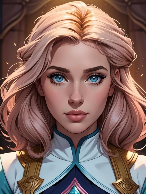 Personagem mulher Rainha Anna de Arendelle com marcas de guerras Imagem de desenho animado de uma mulher .Ilustra??o estilo desenho animado, estilo de arte dos desenhos animados, estilo de arte dos desenhos animados, estilo de illustration digital, design de personagens altamente detalhado, arte digital detalhada coragem, Forest fan art, Design de personagens de retrato, linda illustration digital, retrato de alta qualidade, Arte em quadrinhos, mulher jovem cabelo com transas lindas . Queen Anna of ArendelleBeautiful lined eyes Medium large bust and wonderful sexy clothes. expressão de imagem de desejo sexual da cintura à illustration da cabeça Rainha Anna de Arendellerealista, 1 garota, accent lighting, brilho, obra de arte, melhor qualidade, 1 garota, cabelo longo loiro ondulado, olhos azuis, equestrian uniform, (obra de arte:1.4), melhor qualidade, ((realista)), alta qualidade, ultra detalhado, (illustration:1.05), (lindo:1.05), (lindos olhos detalhados:1.05), (Cinematic Light:1.1), corar, lua, noite, rosa, Rosa pastel, Gothic Tetradic Colors, brilho, seios grandes, coxas grossasTurnaround sheet