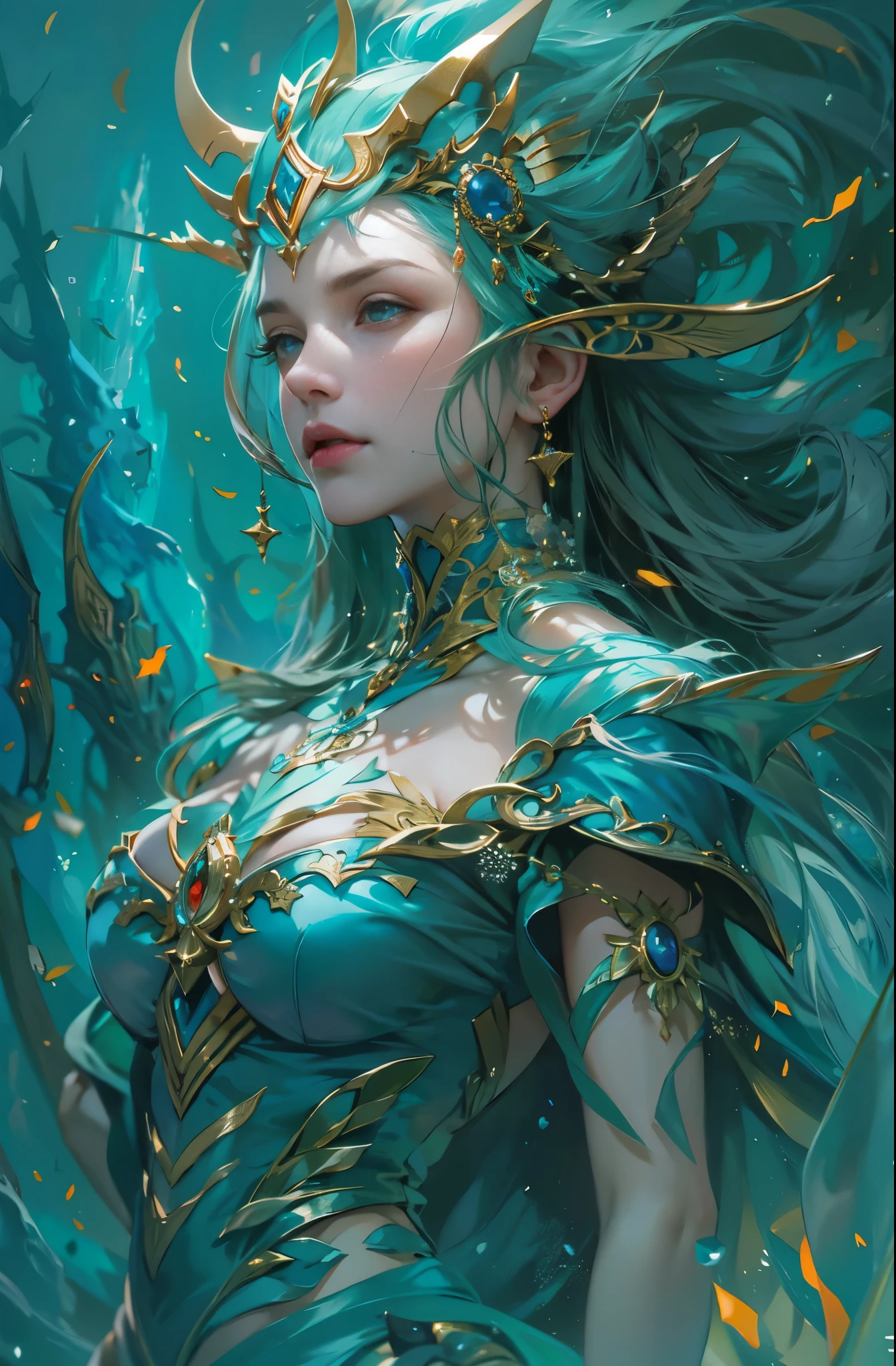 hell、purgatory、A world without light, Black Ghost、fear, Wails, despair, Breathtaking beauty, Gothic, Solemn, Majestic, Very beautiful Caucasian woman in her 20s、Queen of the Dead、The majesty of the queen, ペルセポネとhellの番犬, Ultra-fine paintings by Yan J., Artstation Contest Winner, Fantasy art, Karol Baak and Peter Mohrbacher, Mohrbacher's artistic style, Peter Mohrbacher's style, Peter Mohrbacher Art Style, Peter Moerbacher Style, detailed Fantasy art, 4K Fantasy art, By Jean Jay., Fantasy artスタイル, 2. 5D CGI Anime Fantasy Artwork, epic Fantasy artスタイル hd, Epic fantasy digital art style, 詳細なFantasy art, Detailed digital 2D fantasy art, Luan Jia and Artgerm, 8k Fantasy art, Sharp contours, Sharp eyes with slit length, Beautiful and delicate blue eyes, pretty much beautiful face, Unparalleled beauty, masterpiece, highest quality, The perfect angle, Perfect composition, Best Shot, Official Art, Cinematic light, Very beautiful and fantastic scenery, before, Ultra-precision coating, Luminism, art by Carne Griffiths and What a bone Concept Art, 4K resolution, Fractal isometricdetailed bioluminescence , 3D Rendering, Octane Rendering, Exquisitely crafted , Cinematic, Trending isometric surreal cover photos、Art Station'Amazing full color, Hit definition , Very subtle contrast of light and shadow, Cinematic,Great background, Abstract Beauty,stand, Approaching perfection, Pure Form, Golden Ratio, minimum, Revert, Concept Art, What a bone、Intricate details, 8K Post-Production, High resolution, Hyper Detail, Art Stationのトレンド, Studio shot, Intricate details, Extremely delicate and detailed painting style, Beautiful painting art, Close-up