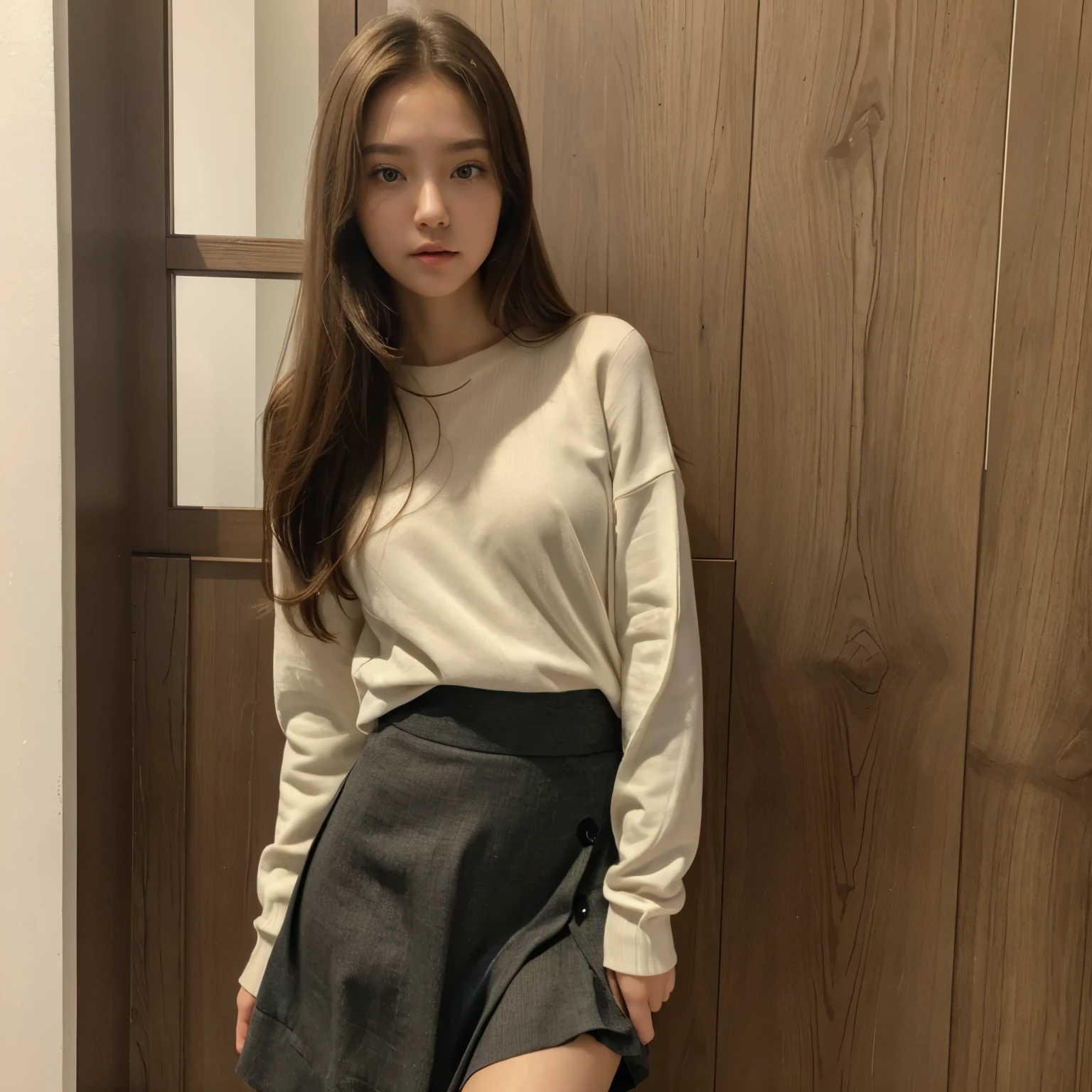 (Masterpiece)1.5 Girls, Beautifull Face, Beautifull Body, Long Leg, Long Hand, With Long tight Skirt, Quiet Face, With Sweater Clothes, Cute Face,stick out tongue while Sad
, Long Leg, Long Leg, Long Leg, Tongue, Open Leg, Beautifull, Beautifull Face, Korean Face