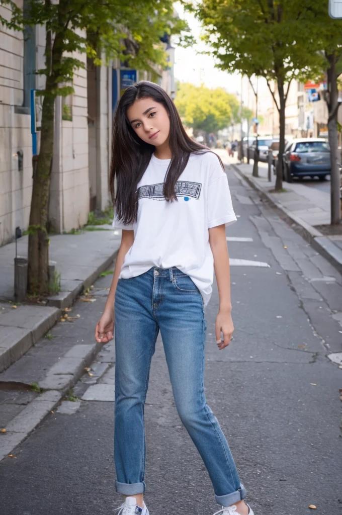 Adolescente, dans la rue
