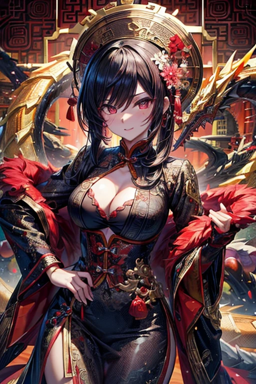 Chinese Dragon\(Mafioso\), masterpiece, best quality, super detail