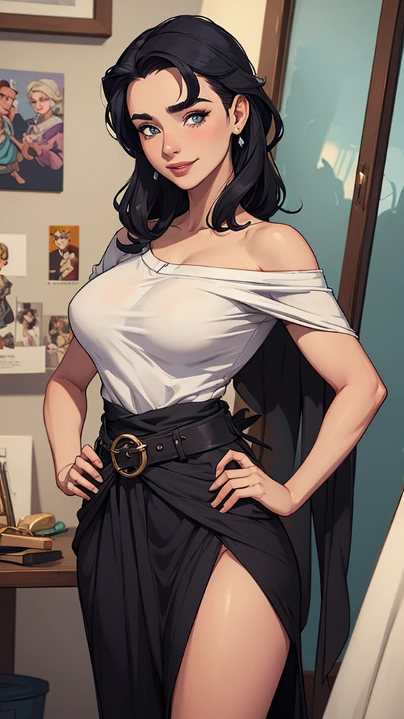 Personagem mulher estilo atompunk Fiona rainha Anna de Arendelle com marcas de guerras Imagem de desenho animado de uma mulher .Ilustra??o estilo desenho animado, estilo de arte dos desenhos animados, estilo de arte dos desenhos animados, digital illustration style, estilo atompunk design de personagens altamente detalhado, arte digital detalhada coragem, Forest fan art, Design de personagens de retrato, beautiful digital illustration, retrato de alta qualidade, Arte em quadrinhos, mulher jovem cabelo com transas lindas . Rainha Anna de ArendelleBelos olhos delineados Busto average grande e roupas sexy maravilhosas. imagem expressão do desejo sexual da cintura à cabeça ilustração Rainha Anne de Arendelle estilo atompunk Fallout 4 estilo pose playboy revista bruxa sensual Personagem estilo cartoon expressão facial feliz lindo sorriso e seis average pequeno modo retrato cintura para cima com muito ouro ao redor de suas outras pedras retrato precioso modo cintura para cima rainha do sul Jennifer Connelly GTA cenário dominatrix moedas de ouro baú com joias com o namorado, um homem com barba preta, armado com um estilo militar, obra de arte, melhor qualidade:1.2), Evolutionrogue, 1 garota, Sozinho, seios, olhando para o espectador, sorriso, cabelo curto, saia, large seios, cabelo castanho, Camisa, cabelo preto, luvas, umbigo, decote, olhos verdes, cabelo branco, pantyhose, cabelo multicolorido, gargantilha, black luvas, minisaia, black saia, fora do ombro, colarinho, cabelo em dois tons, Transparente, inventar, batom, spikes, pencil saia, off-shoulder Camisa, spiked colarinho, black lips, franja tingida, studded colarinho, nome do personagem, hand on hip, sorriso, card \(average\), sentado, pencil, dentro de casa, cadeira, mesa, looking at the viewerWith a dragon Ennifer Connelly, very long to the waist and half curly with bangs, seios pequenos, olhos grandes com um brilho apaixonado, olhos verdes mel, Um lindo sorriso, vestindo uma camiseta preta longa