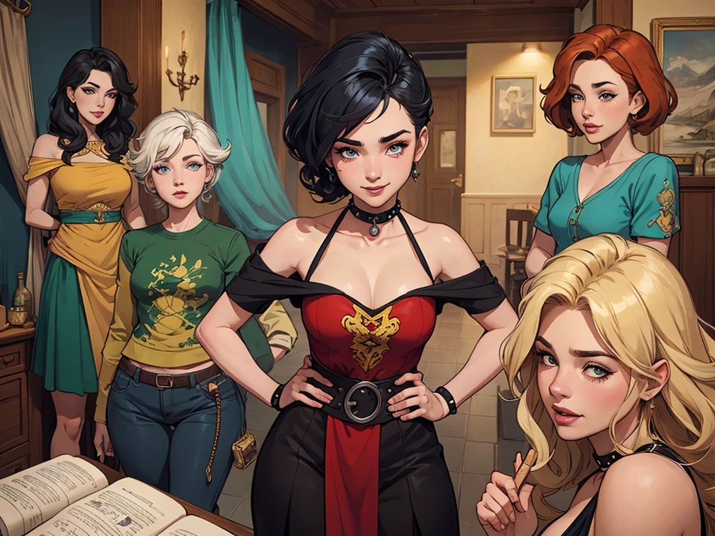 Personagem mulher estilo atompunk Fiona rainha Anna de Arendelle com marcas de guerras Imagem de desenho animado de uma mulher .Ilustra??o estilo desenho animado, estilo de arte dos desenhos animados, estilo de arte dos desenhos animados, digital illustration style, estilo atompunk design de personagens altamente detalhado, arte digital detalhada coragem, Forest fan art, Design de personagens de retrato, beautiful digital illustration, retrato de alta qualidade, Arte em quadrinhos, mulher jovem cabelo com transas lindas . Rainha Anna de ArendelleBelos olhos delineados Busto average grande e roupas sexy maravilhosas. imagem expressão do desejo sexual da cintura à cabeça ilustração Rainha Anne de Arendelle estilo atompunk Fallout 4 estilo pose playboy revista bruxa sensual Personagem estilo cartoon expressão facial feliz lindo sorriso e seis average pequeno modo retrato cintura para cima com muito ouro ao redor de suas outras pedras retrato precioso modo cintura para cima rainha do sul Jennifer Connelly GTA cenário dominatrix moedas de ouro baú com joias com o namorado, um homem com barba preta, armado com um estilo militar, obra de arte, melhor qualidade:1.2), Evolutionrogue, 1 garota, Sozinho, seios, olhando para o espectador, sorriso, cabelo curto, saia, large seios, cabelo castanho, Camisa, cabelo preto, luvas, umbigo, decote, olhos verdes, cabelo branco, pantyhose, cabelo multicolorido, gargantilha, black luvas, minisaia, black saia, fora do ombro, colarinho, cabelo em dois tons, Transparente, inventar, batom, spikes, pencil saia, off-shoulder Camisa, spiked colarinho, black lips, franja tingida, studded colarinho, nome do personagem, hand on hip, sorriso, card \(average\), sentado, pencil, dentro de casa, cadeira, mesa, looking at the viewerWith a dragon Ennifer Connelly, very long to the waist and half curly with bangs, seios pequenos, olhos grandes com um brilho apaixonado, olhos verdes mel, Um lindo sorriso, vestindo uma camiseta preta longa
