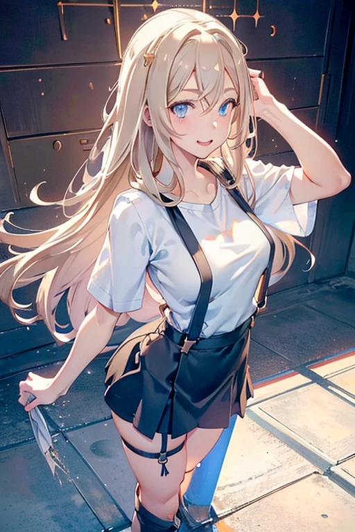 (from above:1.0),(from side:0.9), ((Face)), (Close-Up:0.4), 1female, teacher, wearing a hoodie, bootyshorts, Thicc, small breast, light colored hair, long hair, blue eyes, face to detail, detailed eyes, the background is a pizzaria, smiling, highest quality, (RAW photo:1.2)(Curve,Model,glamor:1.5),Beautiful breasts,Farbe_aberration,beautiful detailed shadow,Beautiful eyes,Beautiful body,Beautiful skin,beautifull hands,(medium_breasts:1.5),Brown hair,watching at viewers,black suspenders,Bulging big,breasts,walls: Black miniskirt, garters, Gaze, Small face,bangss,holster,Beautuful Women,hands up,leg holster,Gaze,black boots panty shot, provocation,flank,flank sweat soio,arm,,narrow waist,(with sparkling eyes and a contagious smile),her thin pubic hair, looking at viewer, pose muy sexy"