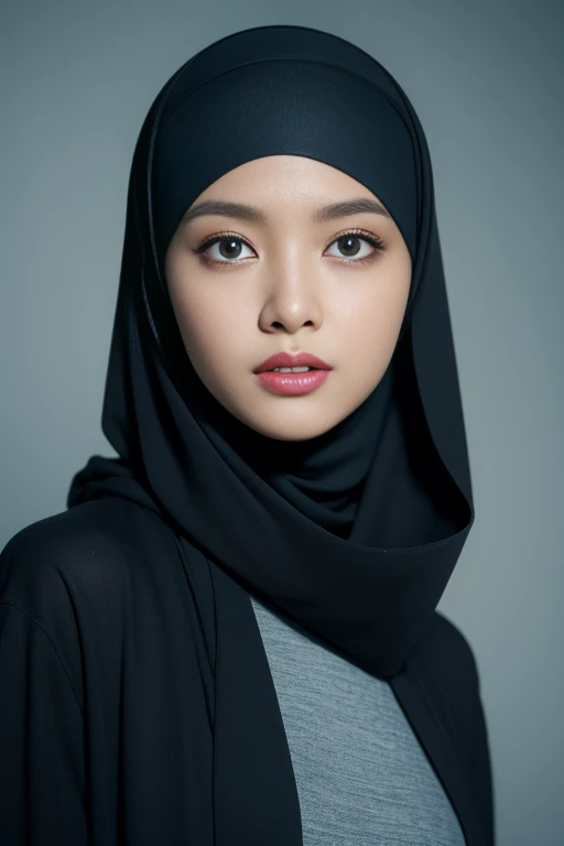 sporty, malaysian, (((hijabi))), shawl, abaya, reflection light, chiaroscuro, depth of field, cinematic lighting, ray tracing, Sony FE GM, UHD, super detail, masterpiece, textured skin, high details, best quality, award winning,3D,hdr(HighDynamicRange),Ray tracing,NVIDIA RTX,Hyper-Resolution,Unreal 5,Subsurface scattering、PBR Texture、post-proces、Anisotropy Filtering、depth of fieldaximum definition and sharpnesany-Layer Textures、Albedo e mapas Speculares、Surface coloring、Accurate simulation octane rendering of light-material interactions、Two-colored light、largeaperture、Low ISO、White balance、the rule of thirds、8K raw data
