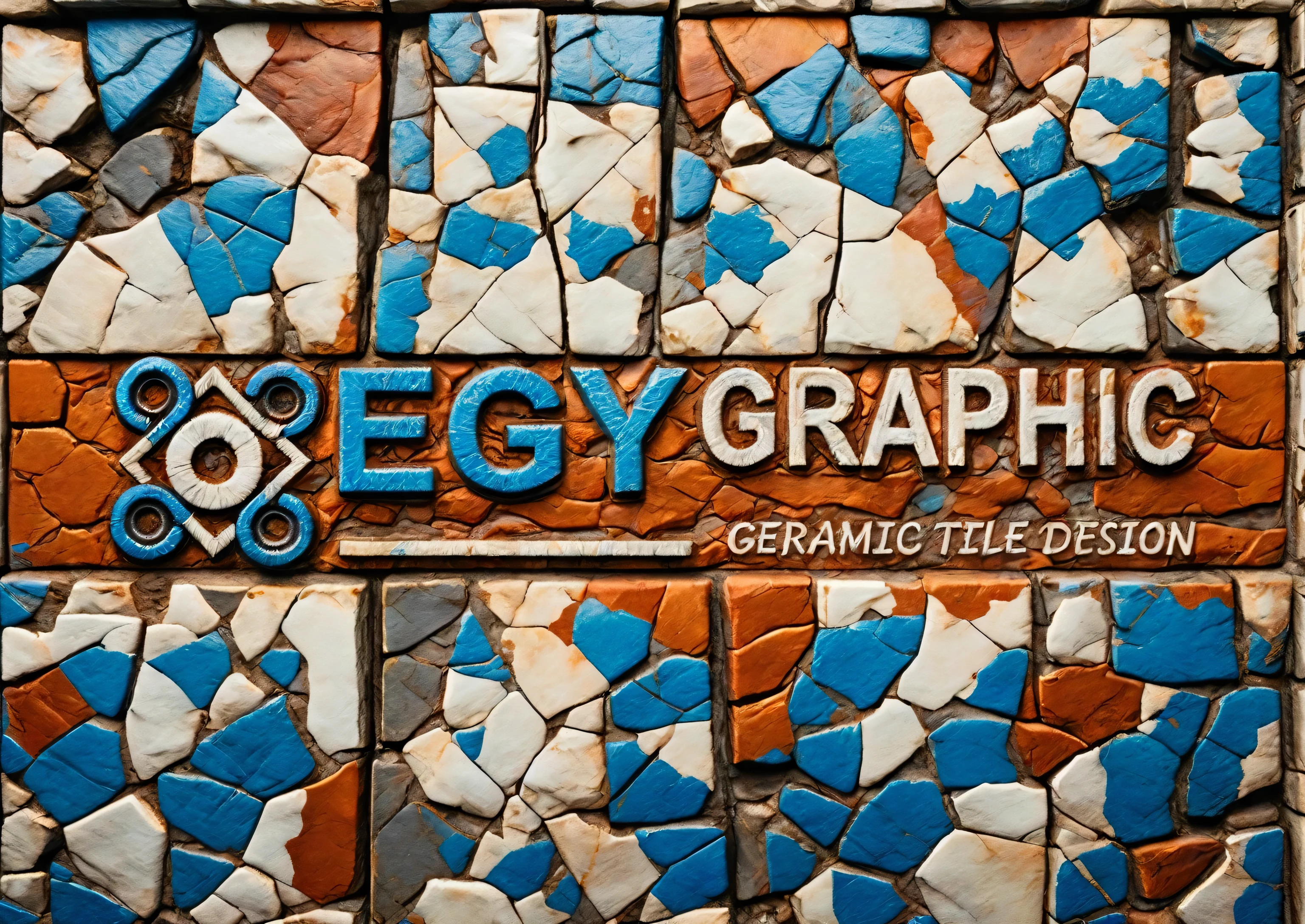[Sphinx:Poplar:3], white and blue and gray color Symmetrical and Tedious, Very wide view, Saturated,texture  pbr texture oldstone, rusty wet (masterpiece,best quality:1.6),Fearful, Contax G1/G2 Camera ,film camera, , cracked weathered, details
 top down close-up