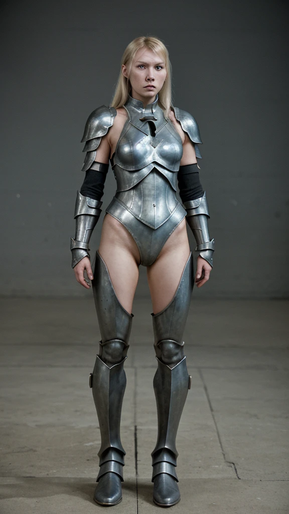 Trained woman Astrid Hofferson full body on dragon armor 