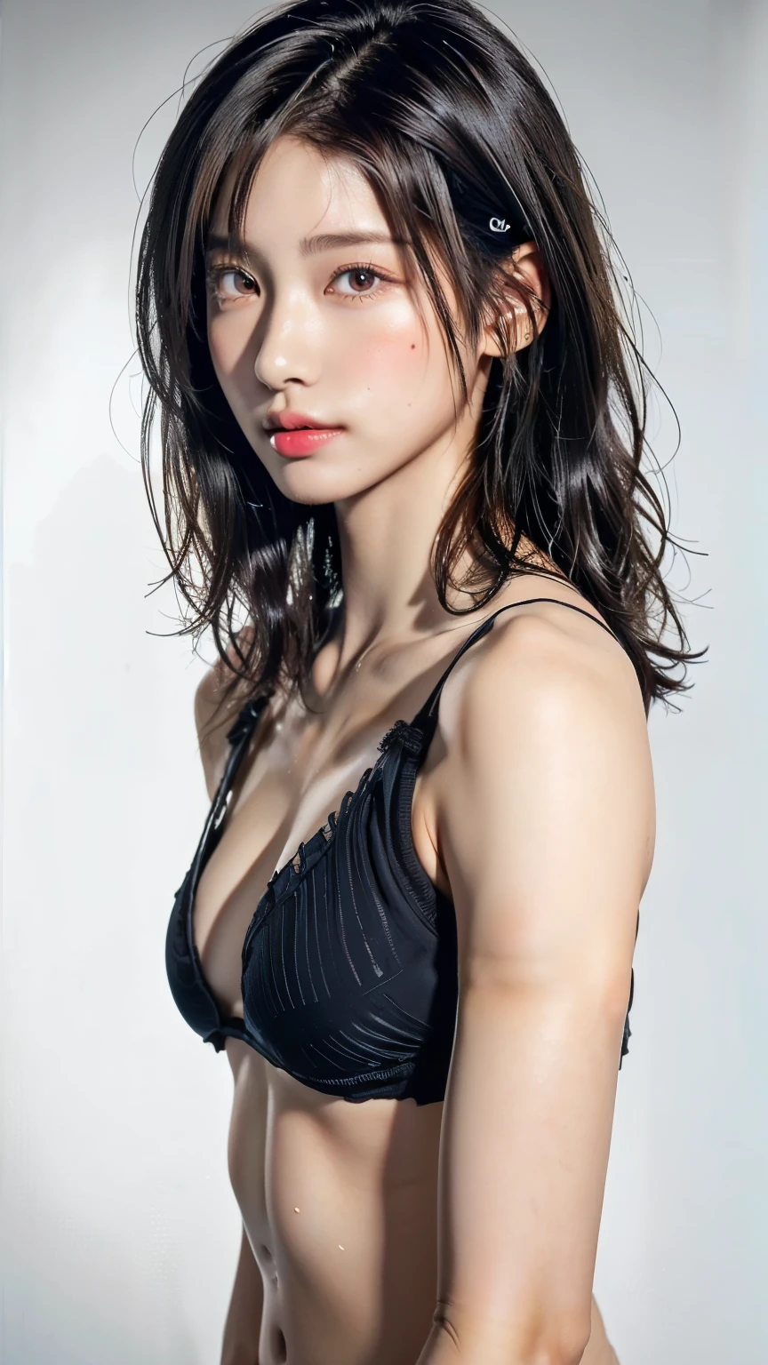 (whole body:1.8、Down to the toes:1.8)、(Sunburned skin:1.8、Ultra-dense skin、Curly hair、Short Hair、Blonde:1.5)、(Looking at the audience、Excited face、Hollow Gaze、Front facing)、(Mature Woman、Glamour、Big Breasts、sexy)、(16k、RAW Photos、highest quality、masterpiece:1.5、Photorealistic:1.5)、(Perfect Anatomy、Perfect Head、Perfect Face:1.5、Perfect body、Perfect Arms、Perfect hands、Perfect Fingers、Perfect Legs、Perfect hands足)、(Beautifully detailed women、Highly detailed eyes and face、Beautifully detailed nose、Beautifully detailed eyes)、(Black Micro Bikini)、(no background:1.8)、