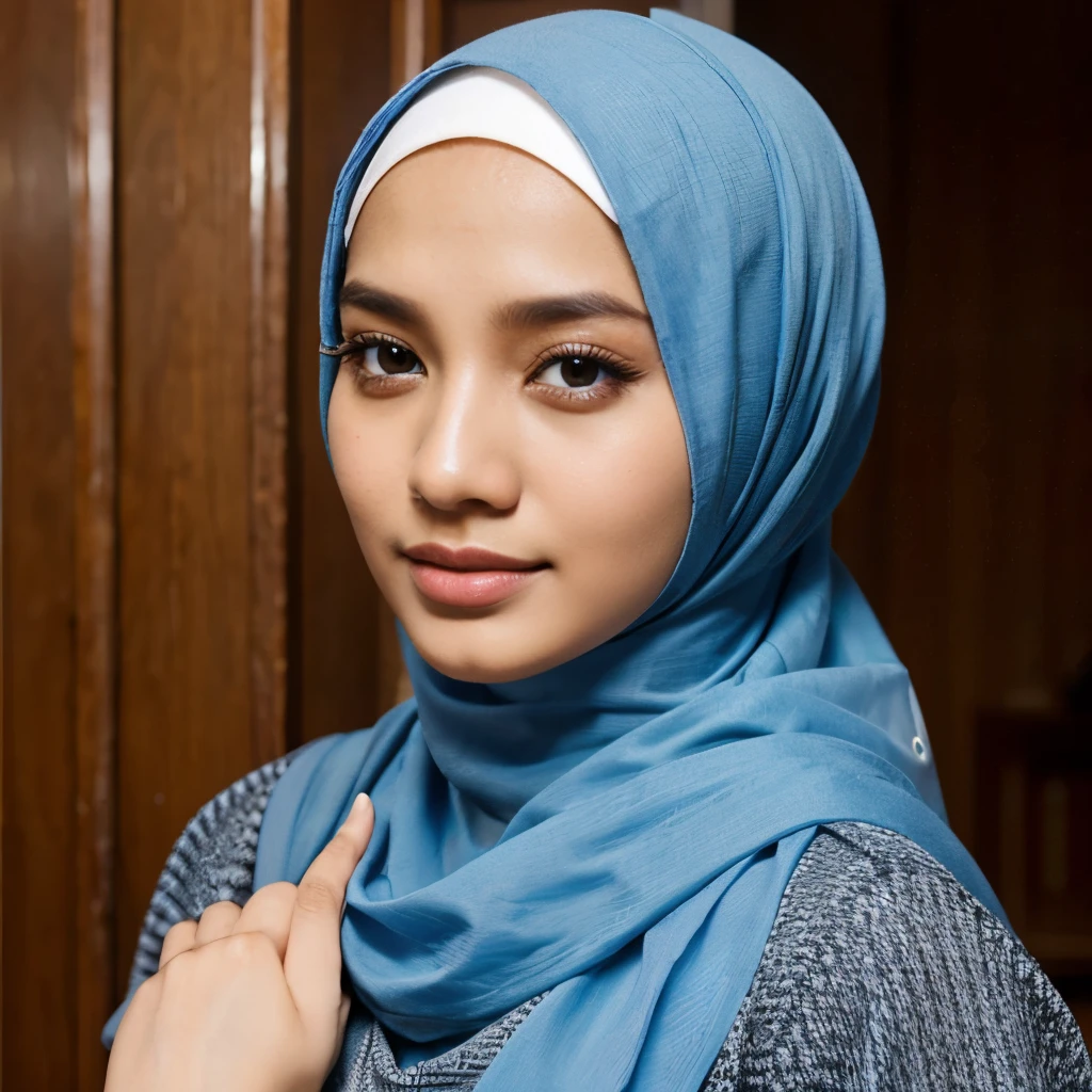 hijab dada super besar