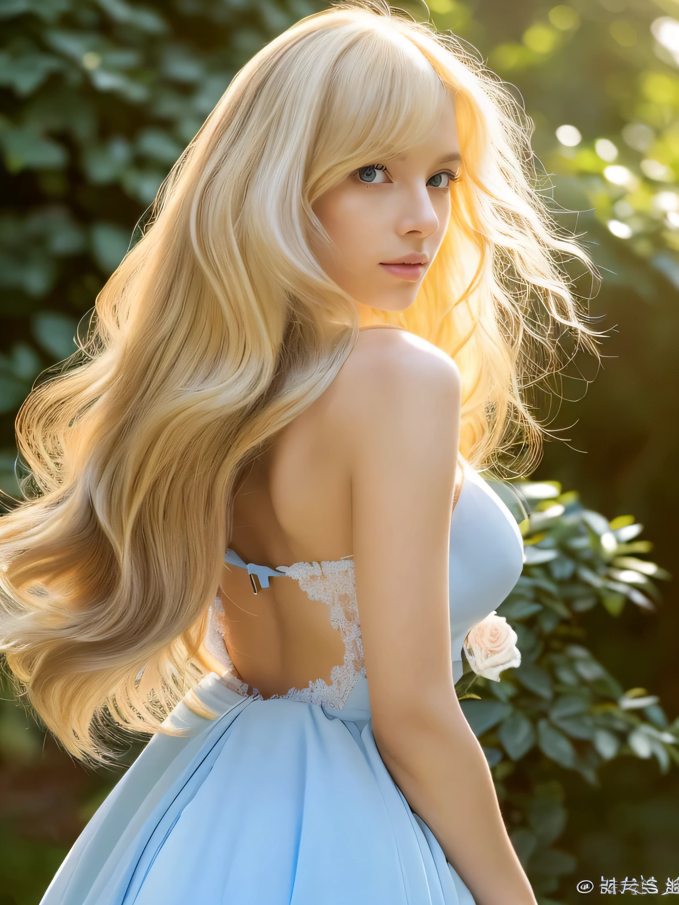 (Pure white wall background:1.8. A photo of the upper body from the ankles up) ((Random poses showing off as much of her dress, back and hair as possible:1.5)) ((Her hair reaches down to her ankles:1.5 and her hair is incredibly straight:1.5)) ((Beautiful model with long blonde hair, girl with super length Hair, extremely length Hair, extra length Hair, very long, Flowing Hair, very length Hair, length Hair girl, very long, Flowing blonde hair, length Hair windy, very longBlonde Hair, length, Flowing Hair, length and or curly hair, with length Hair, length Hair!!!! Her highest quality hair is long and 真っ直ぐ or curly hair very long, best quality blonde, length hair in the center, Highest quality long Straight or curly hair, length, Straight or curly hair, beautiful, High quality blonde hair, length and Blonde Hair highest quality Straight or curly hair, length Hair, length and Straight or curly hair, highest quality Blonde Hair, Perfect silky Straight or curly hair of the highest quality, Straight or curly hair, highest quality Blonde Hair, length Blonde Hair Straight or curly hair, length, Light blonde hair Her hair is long and Straight or curly hair, very longBlonde Hair, length hair in the center, length Straight or curly hair, length, Straight or curly hair, beautiful hair of the highest quality, length Hair, length, Straight or curly hair Blonde Hair , length and free Straight or curly hair Blonde Hair, Straight or curly hair Blonde Hair)) (Her bangs are perfect.:1.3) (France's most beautiful 24-year-old hair model) ((highest quality)), ((masterpiece)), (Familiar) (Get used to it) Perfect Face (Her skin is a typical French complexion...、And very detailed) (Big Breasts) (She is wearing a gorgeous light blue wedding dress:1.5) (She has a beautiful French face and a typical French figure...., Narrow eyes) (She has perfect beautiful makeup and face Lipstick is light red A solid eyeliner) ((Rich 1.4)) (Extremely detailed 8K) (Ultra-fine skin texture 1.4) (Actual, Vibrant:1.4), double eyelid Sharp focus:1.2、Beautiful woman:1.4 Dynamic Lighting (Genuine RAW photos taken by professional photographers) (Her long bangs、Well Organized) Professionally lit from the front (She has a bright and cheerful face)