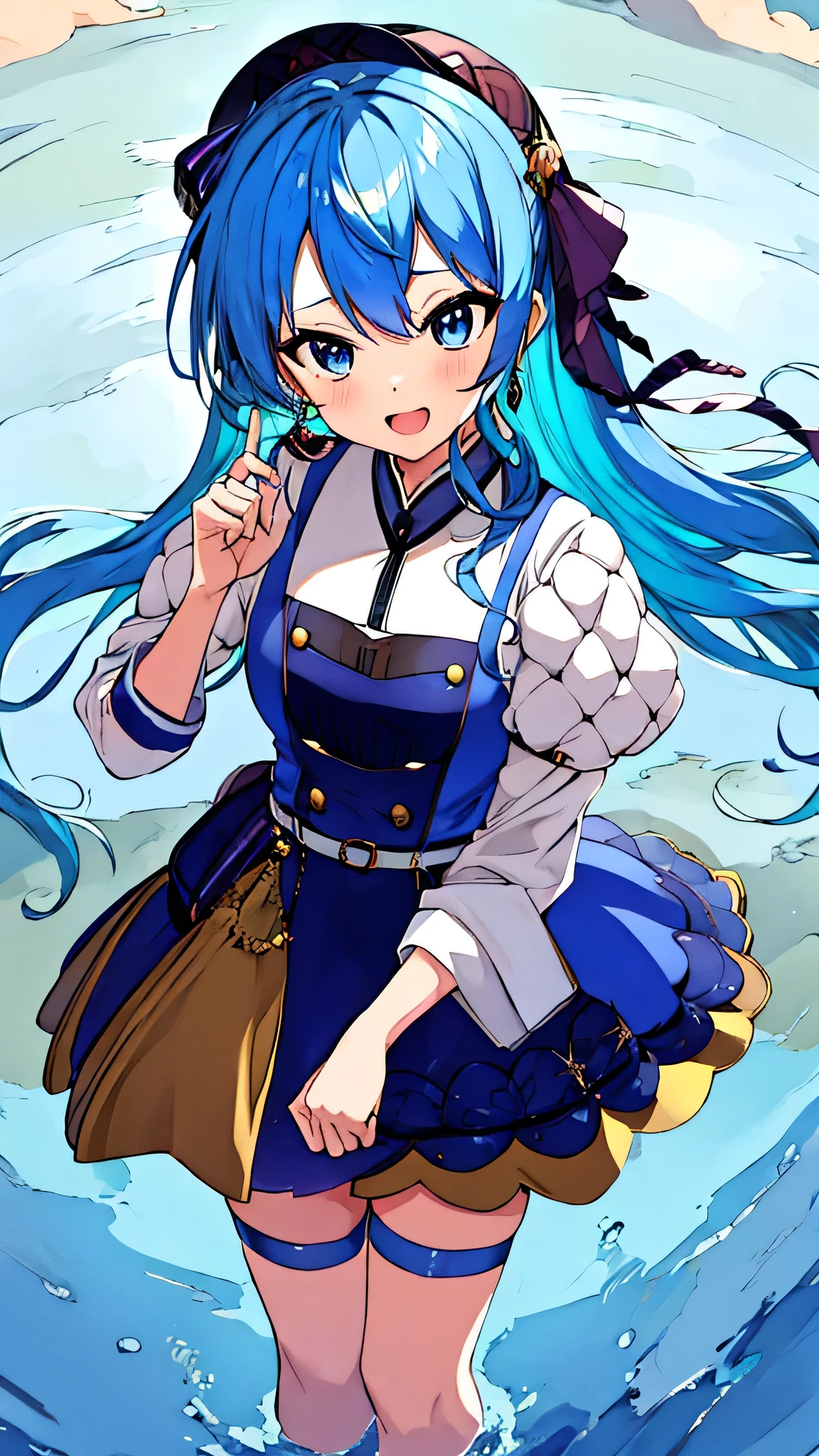 16k、animeillustration、beautiful girl、stockings、virtual youtuber、Travel companion