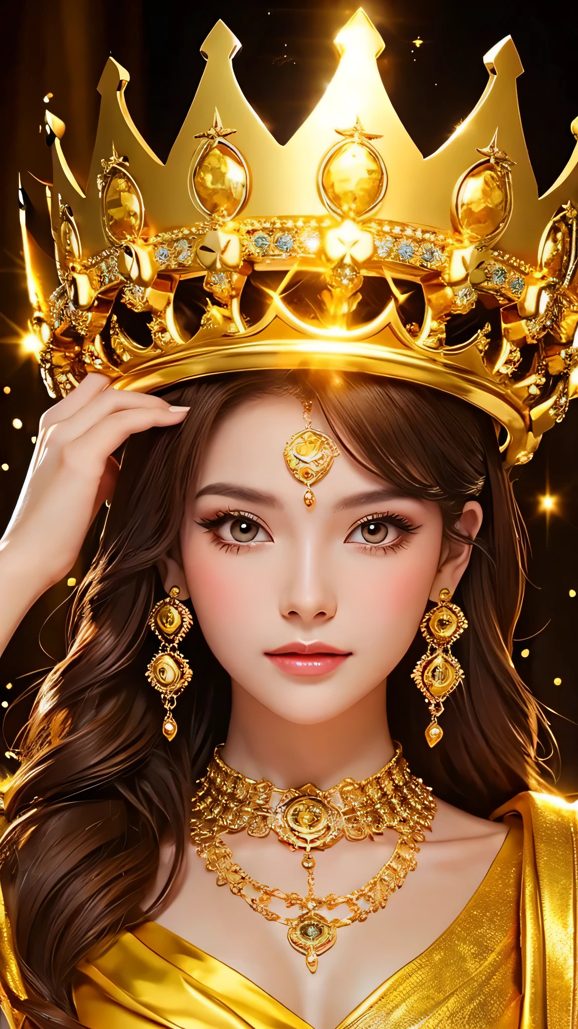 goddess　gold　gorgeous　crown