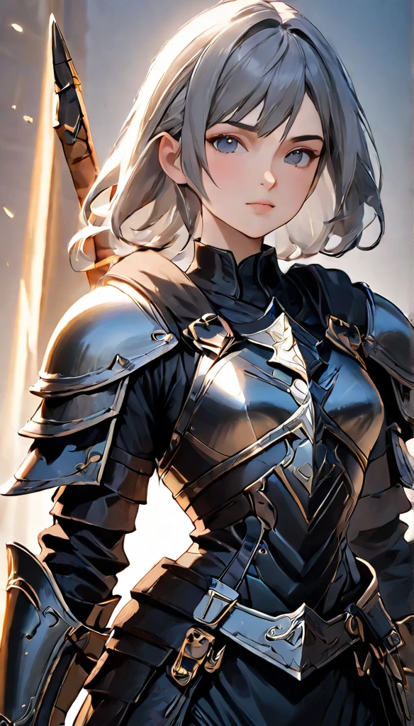(Magic: The Gathering card design:1.2),Female knight character