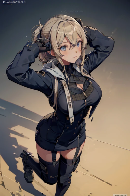 (from above:1.2),(from side:0.9), ((Face)), (Close-Up:0.4), 1female, teacher, wearing a hoodie, bootyshorts, Thicc, small breast, light colored hair, long hair, blue eyes, face to detail, detailed eyes, the background is a pizzaria, smiling, highest quality, (RAW photo:1.2)(Curve,Model,glamor:1.5),Beautiful breasts,(pointed chest:1.0),Farbe_aberration,beautiful detailed shadow,Beautiful eyes,Beautiful body,Beautiful skin,beautifull hands,(medium_breasts:1.5),Brown hair,watching at viewers,black suspenders,Bulging big,breasts,walls: Black miniskirt, garters, Gaze, Small face,bangss,holster,Beautuful Women,hands up,leg holster,Gaze,black boots panty shot, provocation,flank,flank sweat soio,arm,,narrow waist,(with sparkling eyes and a contagious smile),her thin pubic hair, looking at viewer, posed cleavage:1.2,pose muy sexy"
