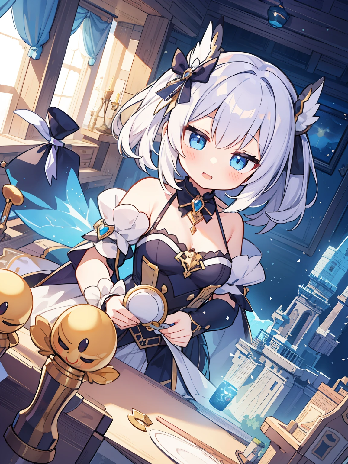 cute, fantasy wonderland, 1 girl, Dynamic Angle, Game CG