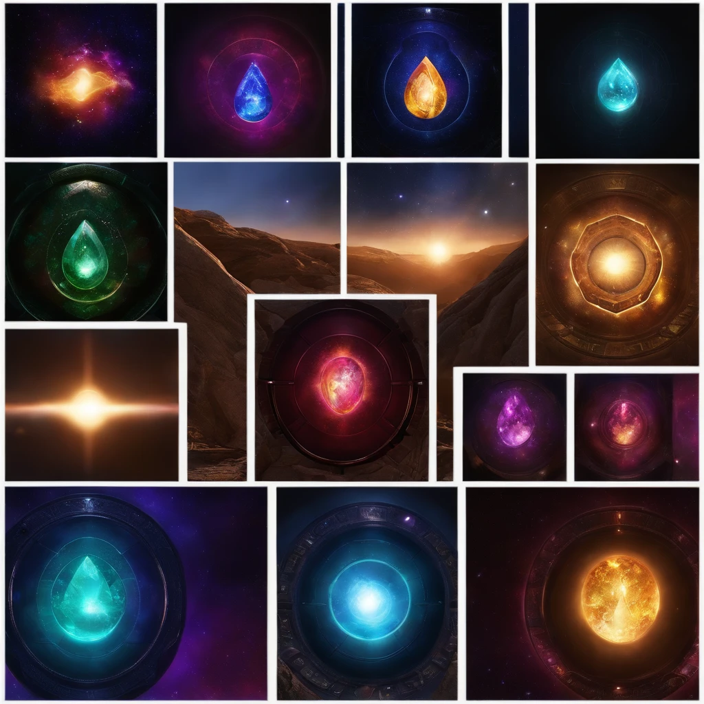 Infinity stones,Six pieces complete,Background Universe