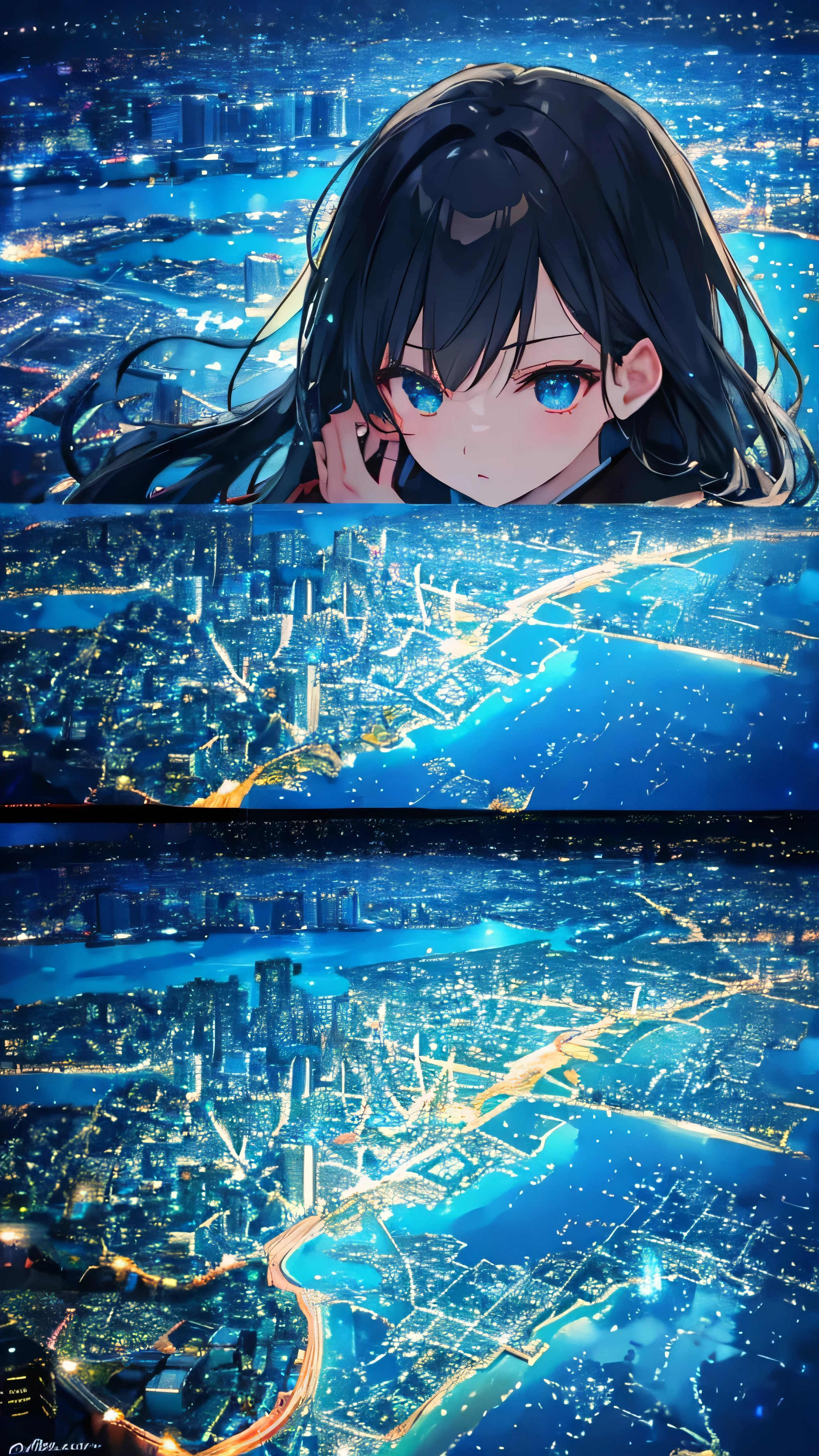 with high definition images, Tokyo night view and beautiful starry sky, (aerial perspective: 1.3),
Meticulously crafted pixels bring the Tokyo night view to life, illuminated by the radiant glow of the cityscape. The captivating starry sky above unfurls in intricate detail, each twinkling light a rendition of cosmic artistry. The harmonious blend of urban sophistication and celestial elegance create an image that leaves one in awe.