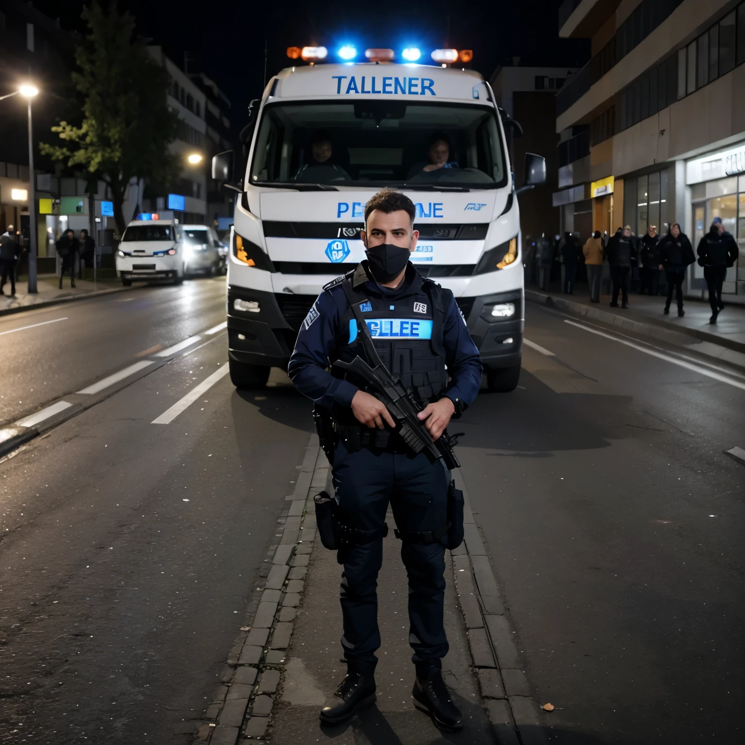 Betrunkener Mann reitet auf Kamel und wird von Polizei verfolgt