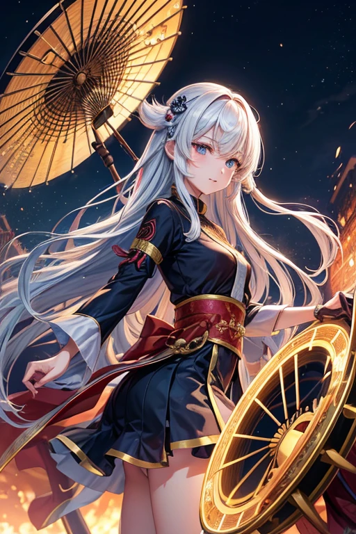 role playing game, from_side from_下面是由水构成的美丽而可怕的Miss (Sad expression:1.2) Miss (Long water hair:1.2) from水中升起的苔藓烟雾藤蔓搅动的水萤火虫午夜月光背光 (masterpiece:1.2) (best quality) (detailed) (Wheel within wheel) (8k) (HDR) (wallpaper) (Movie Lighting) (Be focused)