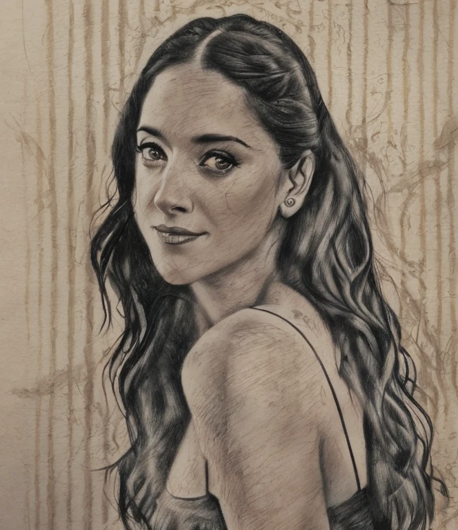 women's drawings, pencil sketches by Keren Katz, pexels, serial art, salma hayek portraits, detailed illustration portraits, portrait illustrations, salma hayek, penelope cruz portraits, rachel weisz portraits, professional portrait images, detailed beautiful portraits, Eva Green portraits, illustration portraits digital