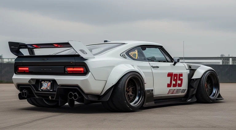 (LB-Works Full Complete: Liberty Walk)、(86 GT)、(Flashy design)、(cyberpunked)、Live-action、in detail、Deep Rim、Wide tires、car park、
