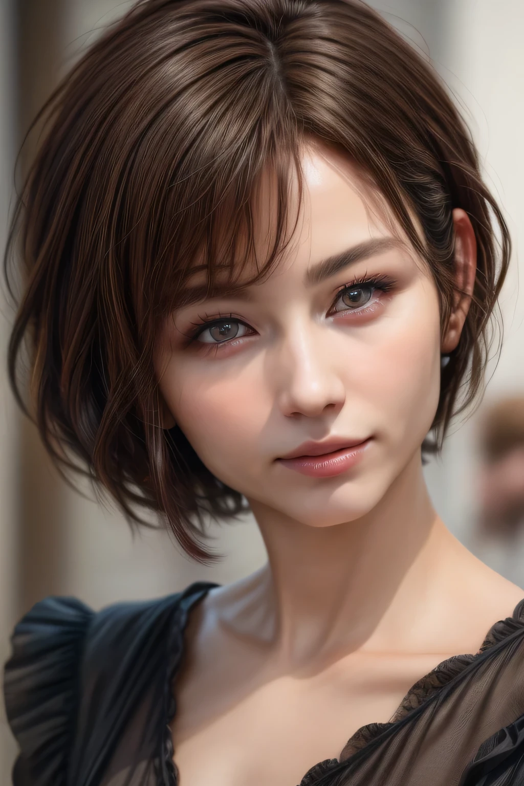 (masterpiece:1.3), (8k, photorealistic, RAW photo, best quality: 1.4), 
(1boy), beautiful face, (realistic face), 
beautiful hairstyle, (short hair :1.5), 
realistic eyes, beautiful detailed eyes, 
(realistic skin), beautiful skin, 
(blouse), 
absurdres, attractive, 
ultra high res, ultra realistic, highly detailed, 
golden ratio, uganatsumi, 
