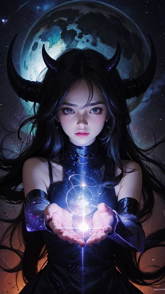 Create a cosmic demon