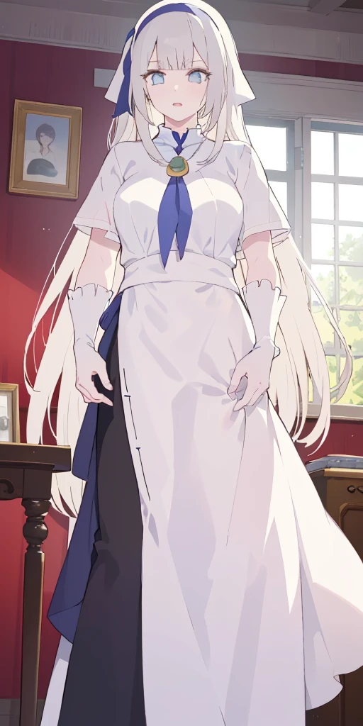 (masterpiece, best quality), 1girl, (ミレーヌ - Mylene Rapha Holfort / Otome Game Sekai wa Mob ni Kibishii Sekai Desu - Otome Game World is tough on mobs)