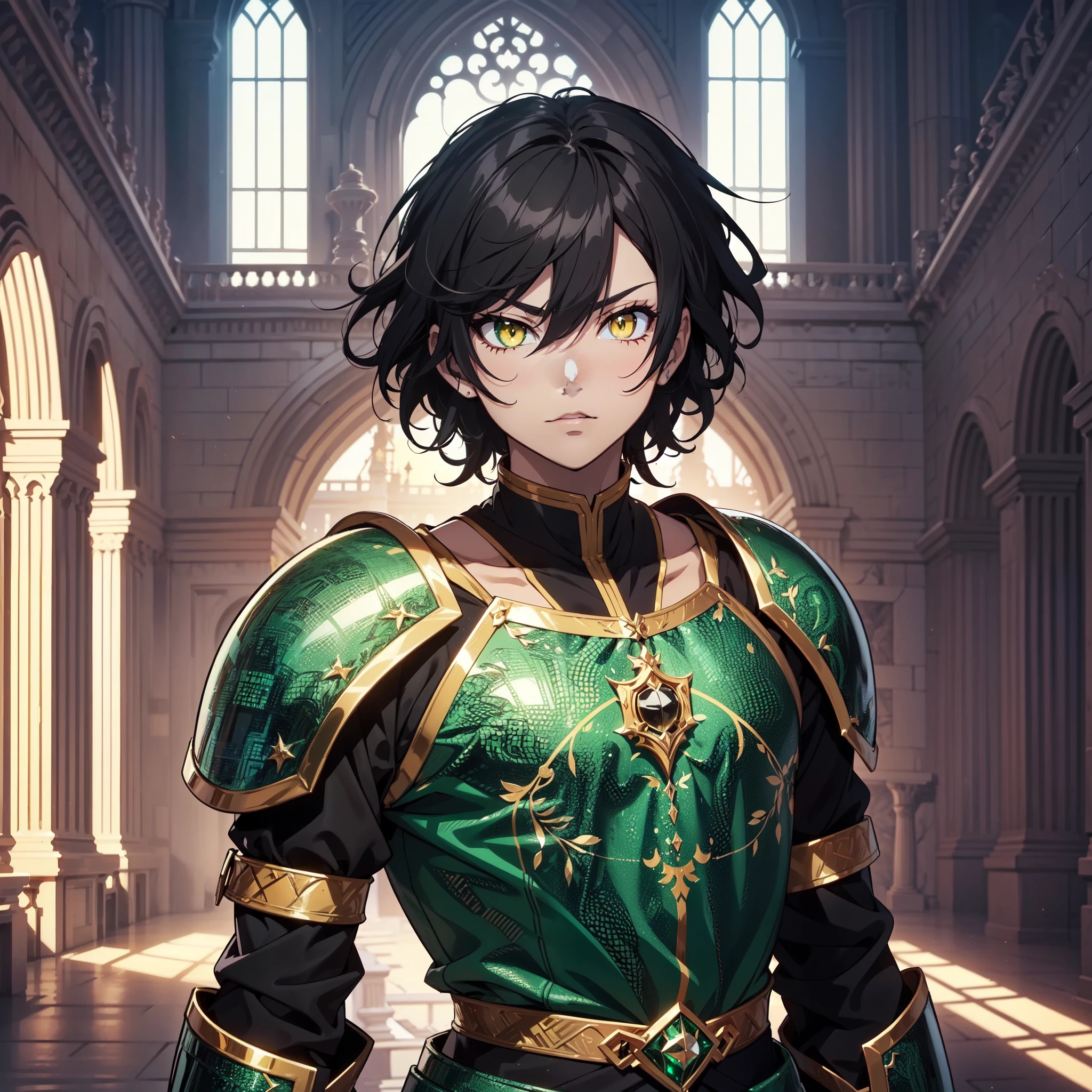 128K Ultra High Definition,
128K Ultra High Quality,
128K Ultra High Resolution,
Best Definition,
Best Quality,
Best Resolution,
Perfectly Detailed,
Perfectly Designed,
Extremely Detailed,
Extremely Designed,
Hyper Detailed,
Hyper Definition,
Hyper Quality,
Hyper Resolution,
Masterpiece,
(((Anime))),
Body Shot,
(((Boy))),
Handsome,
Muscular Body,
(((Black Short Hair))),
(((Yellow Eyes))),
(((Hyper Detailed & Perfectly Designed With Ultra High Quality Green Emerald Warlord Armor))),
(((Inside Of Medieval Royal Palace Background Scenery))),