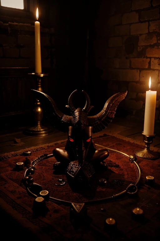 Baphomet altar blood