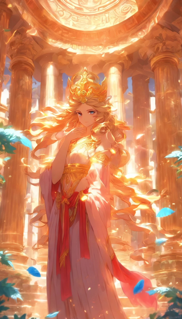 God of Love、Aphrodite、Greek temple