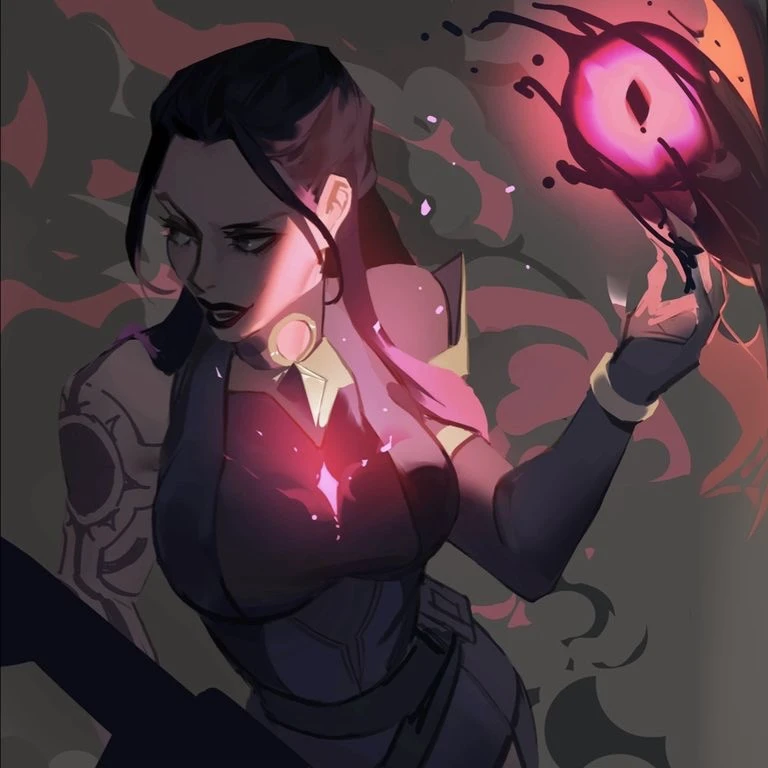 Chica de anime con un orbe brillante en la mano, fanart supervisory, omen from valorant, :: rossdraws, viudo, sombra supervisory, rossdraws 1. 0, viudo's former lover, supervisory, samira de liga de leyendas, rossdibuja 2. 5, rossdibuja 2. 0, valorant character