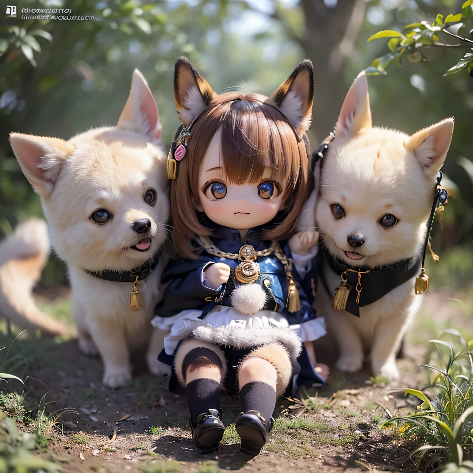 
shiba inu girls chibi run