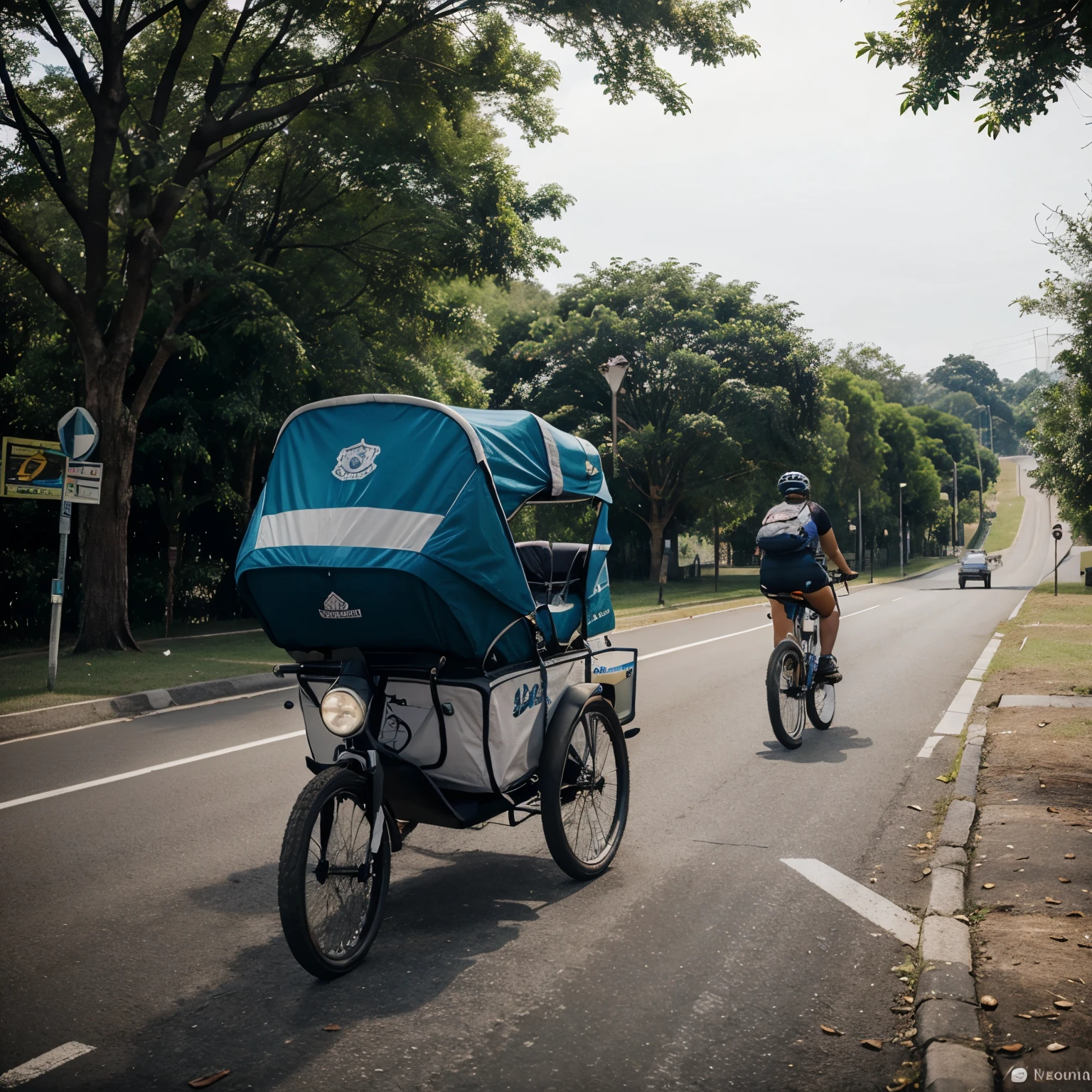Crie uma imagem com diversas bicicletas estacionadas 