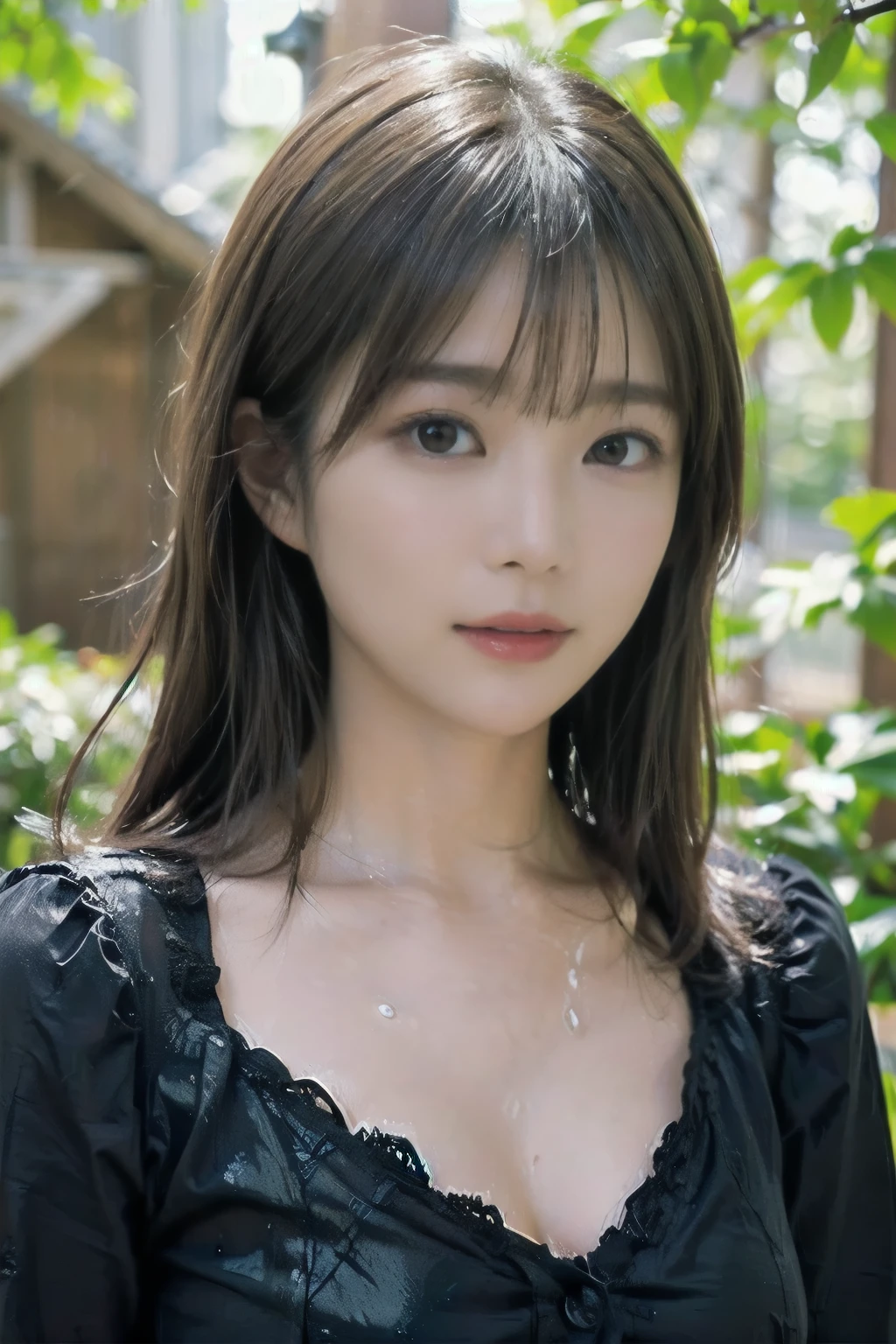 (Baby Face), (Round face), (a bit chest), (Long Hair:1.2, Large forehead:1.2), (Straight cut bangs:1.2), (Brown Hair),  Shiny Hair, hairpin, Curled eyelashes:0.6,(beautiful Big eyes:1.3), Complex eyes, Beautiful fine details, Symmetrical eyes, Big eyes:1.5, (Purple eyes:1.2), Very detailedcuteアニメの顔, Clear pale blush, Dark brown skin, alone,🦄,🌈, cute, prayer, Long loincloth, (belly button), (wreath), Shaman Tribal costume, String Tribal, (((Shiny skin:1.5, Sunburned skin, Light Skin: 1.5, Sunburned skin, Shiny skin, very Shiny skin, Shiny body))),((Browsing Caution)),(Tribal costume, ancient egyptian style),((a bit , Little))),((Tiny little body)),((Flat Chest)),

((Wet clothes,Complex outfit:1.2,Complex clothes:1.2))

Centered, Scale to fit dimensions, Three-part method, Cowboy Shot, thought,

Outdoor,Overgrown,(Overgrown background,Glowing Crystal,Luminescent plants),scenery,extremely scenery,(((Glowing Crystal,Luminescent plantss))),(Puddles everywhere,Moss,Moss on the background),cloud,Yuri、pad,palm,already,(sunset, Golden Hour),

(Shiny Egyptian ornaments),(highest quality,8k,32k,​masterpiece), High resolutionolution,(PhotoRealistic:1.4), Ray Tracing, Sun glare, Depth of written boundary, By backlight effect, Add depth to the screen,(((Vibrant colors, Vibrant Themes))),(Complex),(High Contrast, photoRealistic artwork:1.37),(highest quality,4K,High resolution,masterpiece:1.2),Very detailed,(Realistic, photoRealistic,photo-Realistic:1.37), Professional,