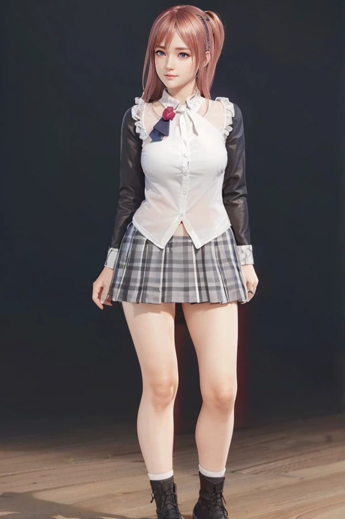 Honoka, (melhor qualidade,ultra-detalhado),(realista:1.37), rosto lindo e detalhado, textura ultra-realista, rosto delicado, athletic body, cores vivas. High definition, 8k.
