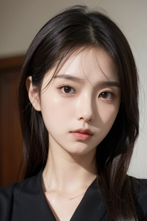 Perfect Face、Neutral beauty、Worried expression、Sigh、dark、Feeling guilty