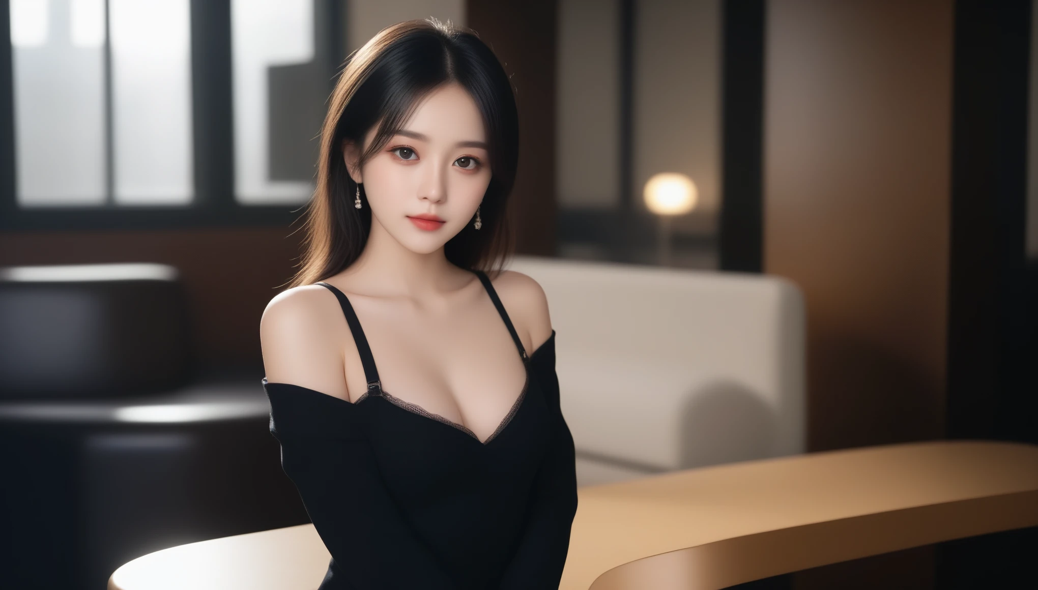 8K, 超High resolution, highest quality, masterpiece, Surreal, photograph, 1 girl, (:1.3), pretty girl, Cute face, 細部まで美しいeye,8K, 超High resolution, highest quality, masterpiece, Surreal, photograph, 1 girl, (16 years oldy girl, Cute face, 細部まで美しいeye, masterpiece, 8K, 超High resolution, highest quality, masterpiece, Surreal, photograph, 1 girl, (16 years old:1.3), prett face, 細部まで美しいeye, masterpiece, highest quality, (masterpiece, highest quality),1 girl,(highest quality:1.1), (masterpiece:1.2), High Quality Shadows, Beautiful details, Beautiful Face, Detailed eye, Depth of written boundary, High resolution, Best Shadow, The best light, 1 girl, Watch the audience, Shiny black hair, Smooth, dull, Long Hair, ruby pink eye, shy, pump, Single Strap Shirt, Black leather jacket, black leather skirt, table,at night, lift, eye, Pub bar background, sexy, nice, throw, nice ,Ear Jewelry, Sitting cross-legged, sofa , Female dog、Slim figure、Vivid details、detailed、Surreal、Light and shadow,Strong light,Fashion magazine cover,Thin lips((Spread your thighs))、sexyなポーズ、See through 、Look at the audience、beauty,Long neck、Smile a little、Please close your mouth and laugh、(((Ideal body proportions))),A cup small breasts :2,、Portraiture:2、Perfect Anatomy、Vivid details、detailed、Surreal、Light and shadow,Strong light,Fashion magazine cover,Thin lips